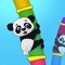 Choose the correct bamboo as fast as possible and get the panda to its destination