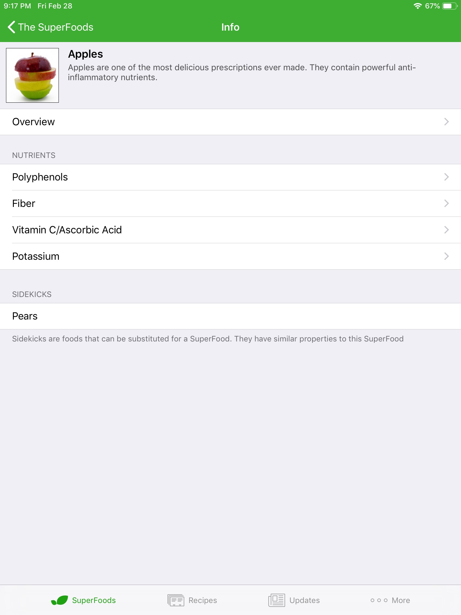 SuperFoodsRx - Essential Guide screenshot 4