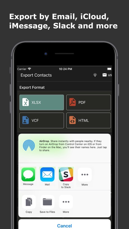 Export Contacts - Easy Backup