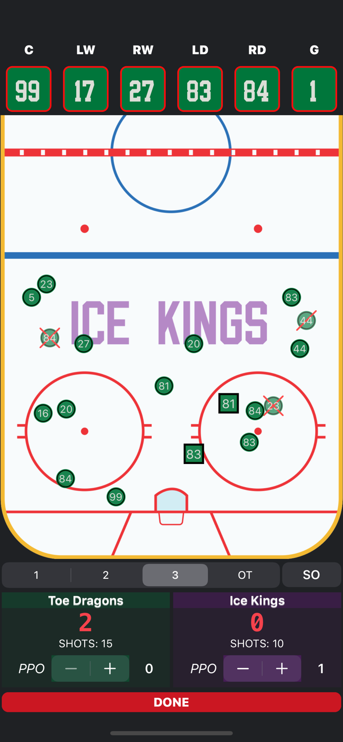 Goaliath Hockey Stats Tracker