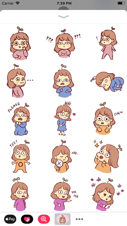 Seedling Jenny Stickers