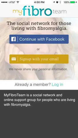 Game screenshot Fibromyalgia Social Network apk