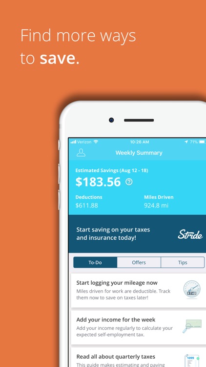Stride: Mileage & Tax Tracker screenshot-5