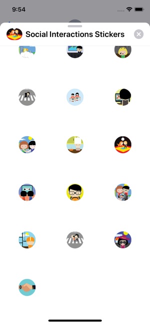 Social Interactions Stickers(圖3)-速報App