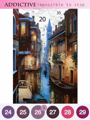 Captura de Pantalla 5 Color by Number-Oil Painting iphone