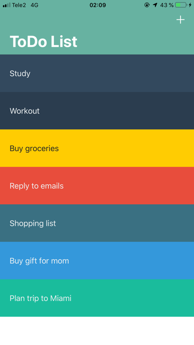 ToDo -Shopping list & task App screenshot 3