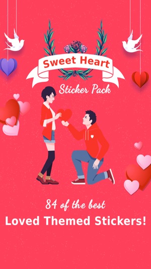 Sweet Heart Stickers Pack