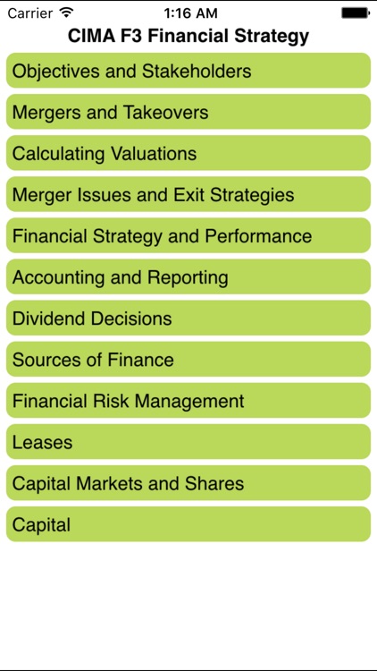 CIMA F3 Financial Strategy