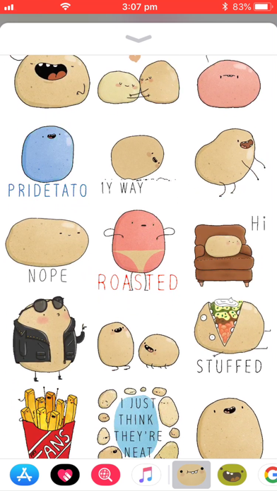 Potato Sticker Pack screenshot 2