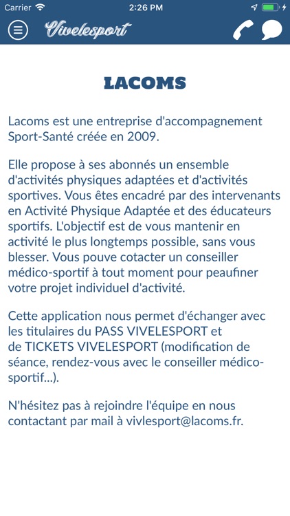 Vivelesport screenshot-4