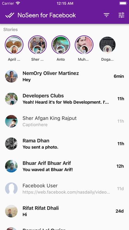 NoSeen for Facebook screenshot-6