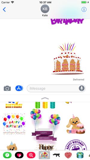 Happy Birthday Stickers Pro(圖1)-速報App