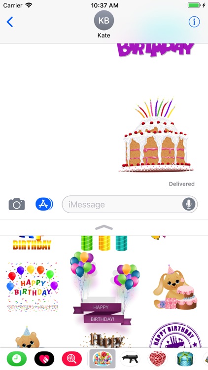 Happy Birthday Stickers Pro