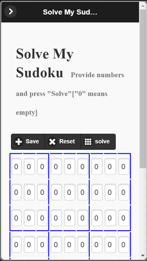 Sudoku Solver in seconds