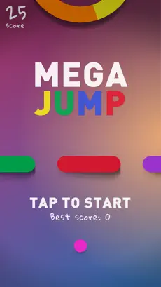Captura de Pantalla 1 Mega Jump Jump Color Game iphone