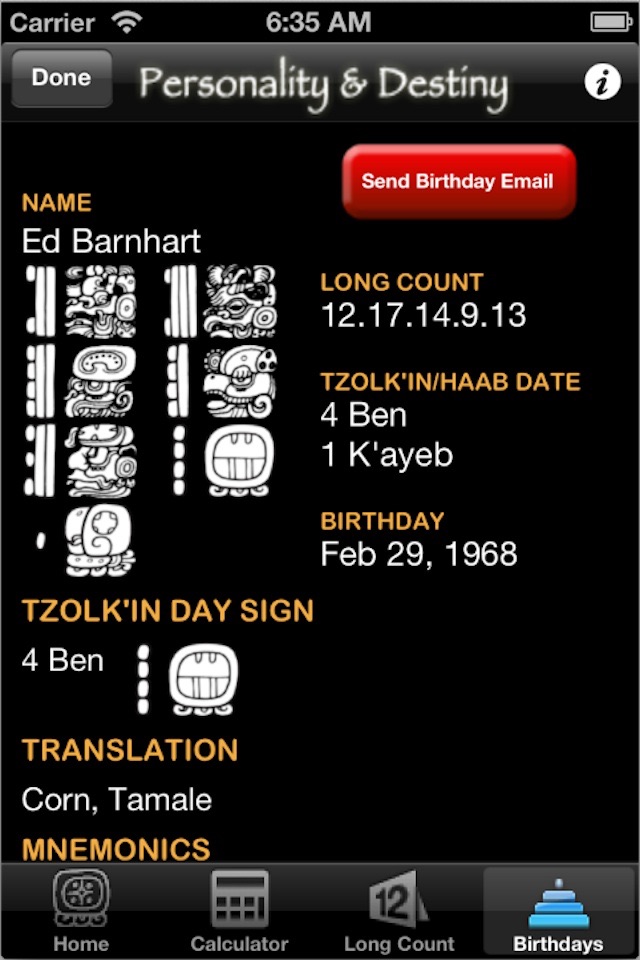 Maya Calendar screenshot 3