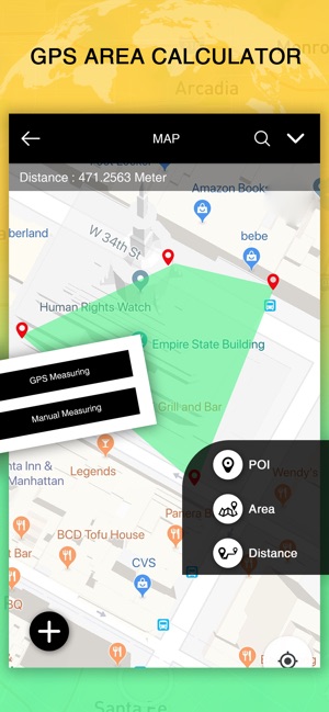 Land Distance Area Calculator