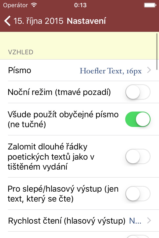 Breviář screenshot 4