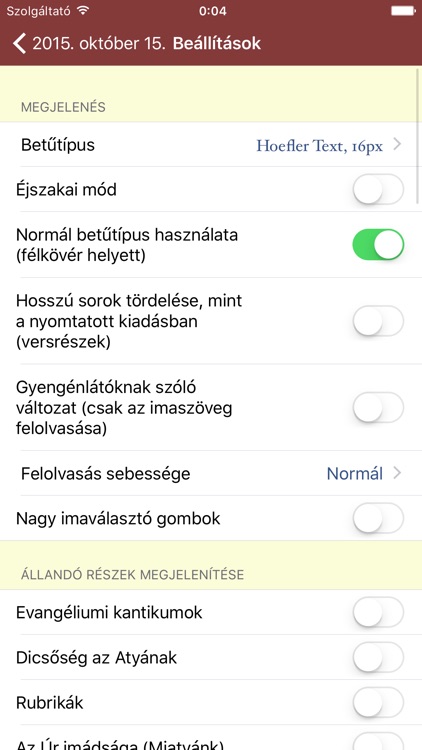 Zsolozsma screenshot-3