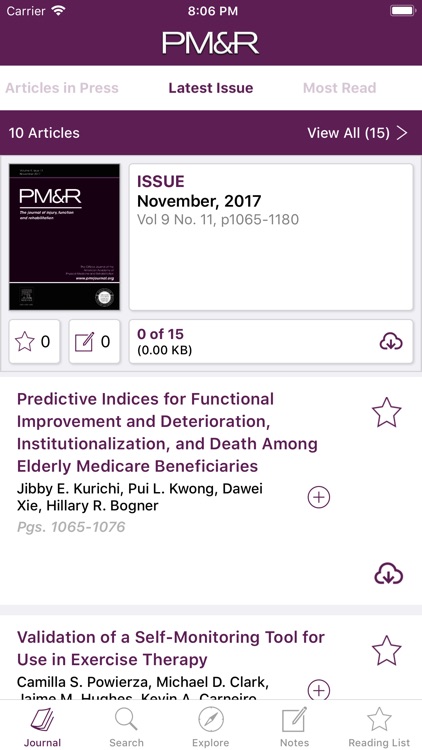 PM&R Journal