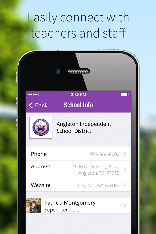 Angleton ISD screenshot 2