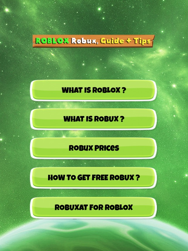 Robux For Roblox En App Store