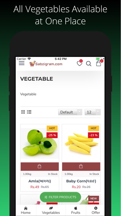 Sabzigram-Online Grocery Store