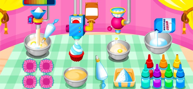 Cooking colorful cupcakes game(圖1)-速報App