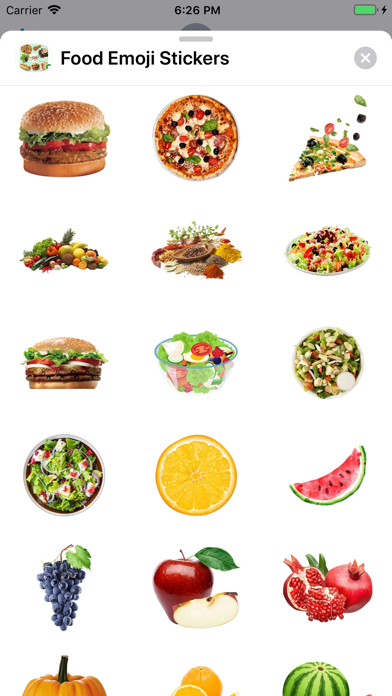 Food Emoji Stickers screenshot 2