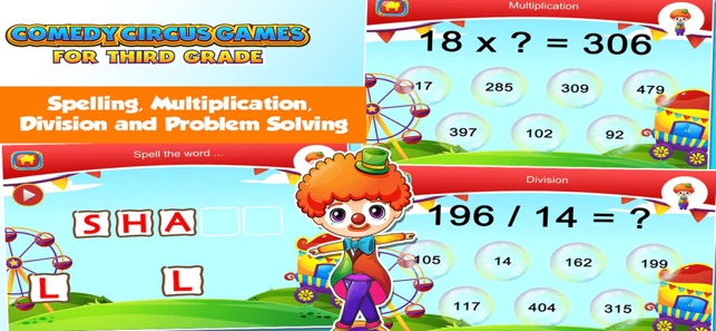 Grade 3 Games with the Circus(圖5)-速報App