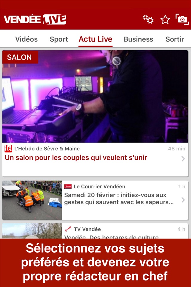 Vendée Live : Actu et Sport screenshot 2