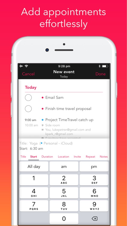 Rooster: Daily Planner, Agenda screenshot-8