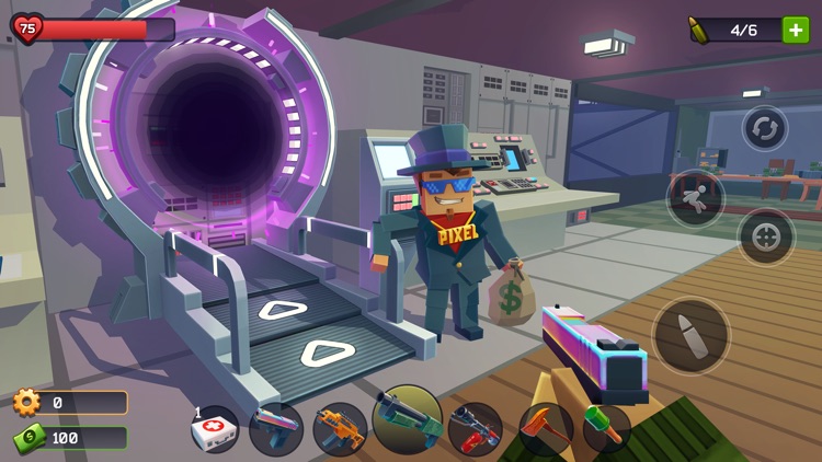Pixel Combat: Zombie Games 3-D screenshot-0