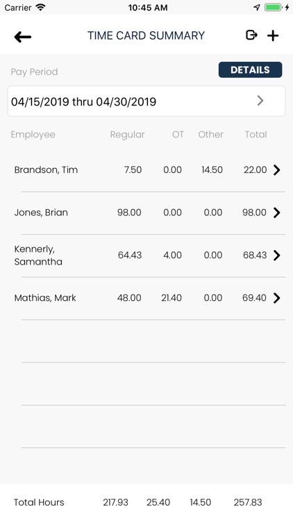 OnTheClock Employee Time Clock screenshot-3