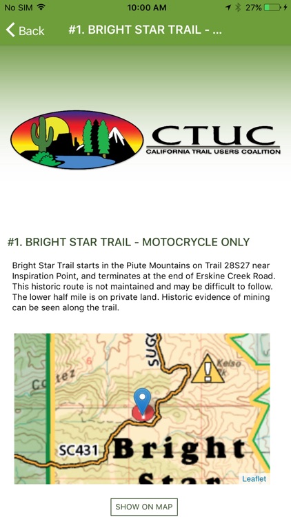 OHV Trail Map California screenshot-5