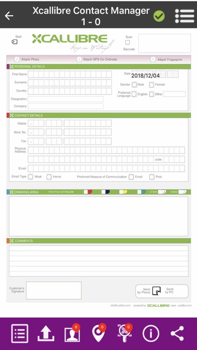 How to cancel & delete X-Forms from iphone & ipad 4