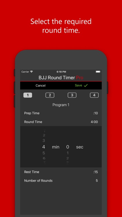BJJ Round Timer Pro screenshot-3