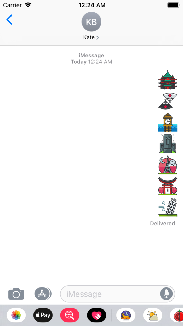 World Monuments Stickers Pack