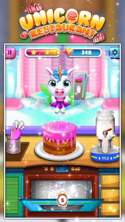 Unicorn Cooking Mania Games