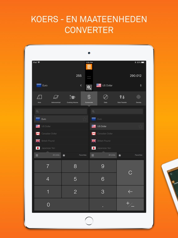 CalConvert: Currency Converter iPad app afbeelding 2