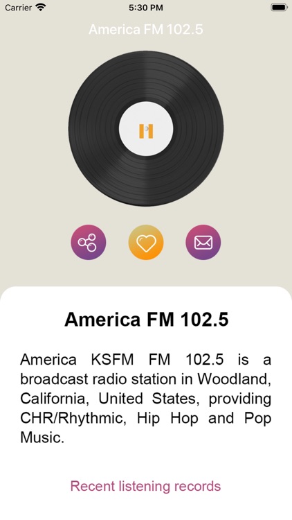 America KSFM FM 102.5