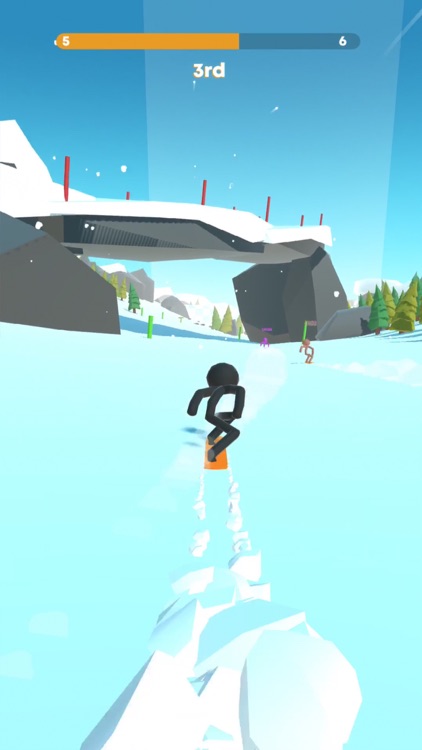 Stickman Snow Ride