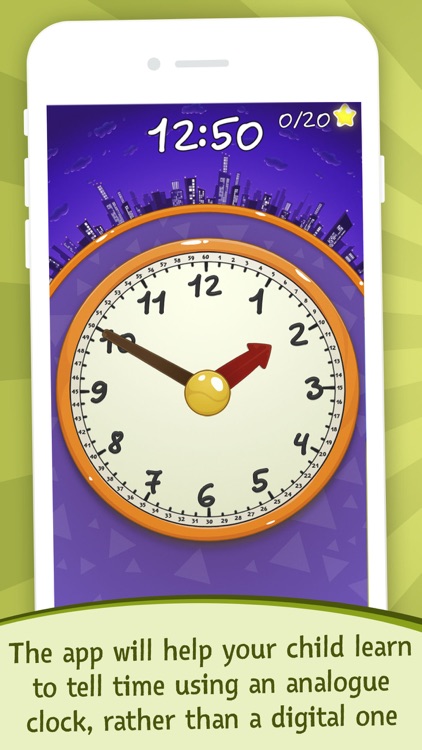 HappyClock: Learn to tell time