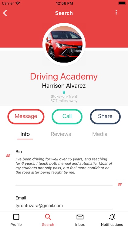 JustDrive App