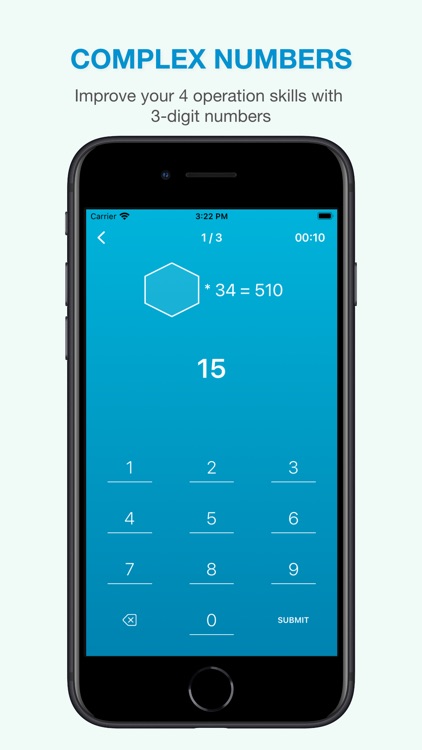 HexaMath - Brain Training Gym screenshot-3