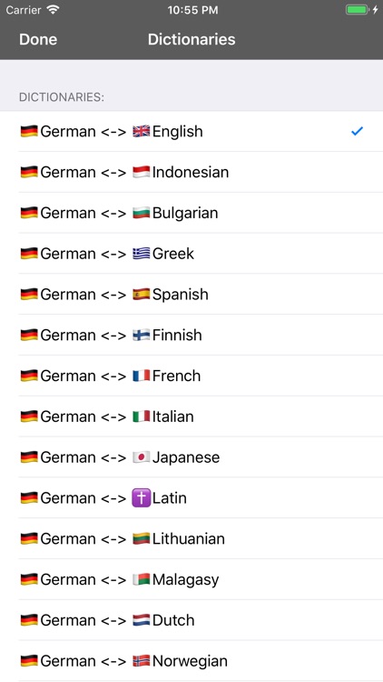 German Dictionary - offline