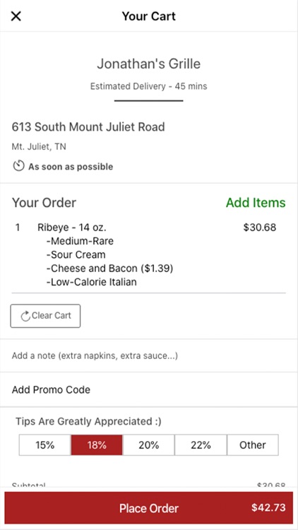 Providence Food Delivery screenshot-3