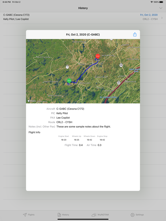 FlightMeter screenshot 4