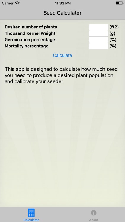 Seed Calculator