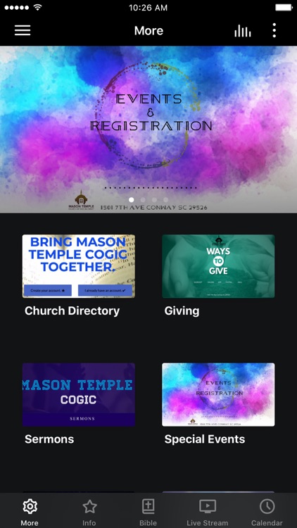 Mason Temple Live